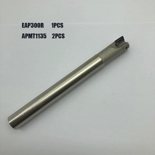 Milling Cutter BAP300R C12-12-130 Bore Indexable Shoulder End Mill Arbor,Mill Cutting Tools, Insert of carbide inserts APMT1135