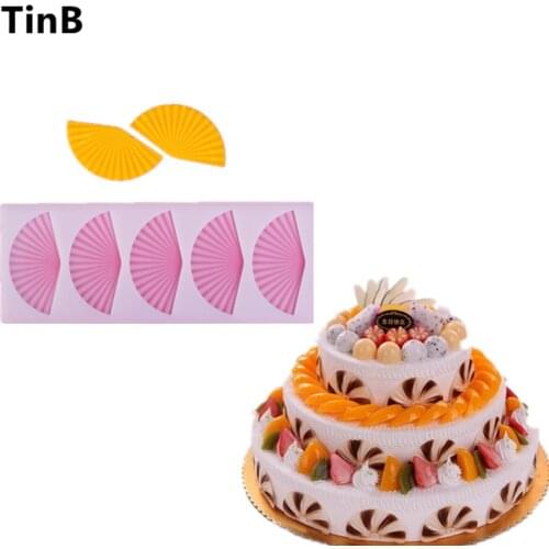 Hot New Sector Shaped Chocolate Candy Jello 3D Silicone Mold Chocolate Bithday Cake Mould Silicon Fondant Cake Decorating Tools