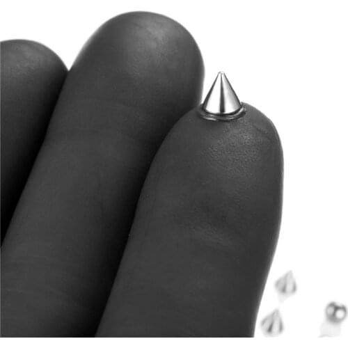 Fake Lip Ring Stud Stainless Steel Ball Fake Nose Ring Eyebrow Ring Dimple Sticker Face Piercing Body Jewelry