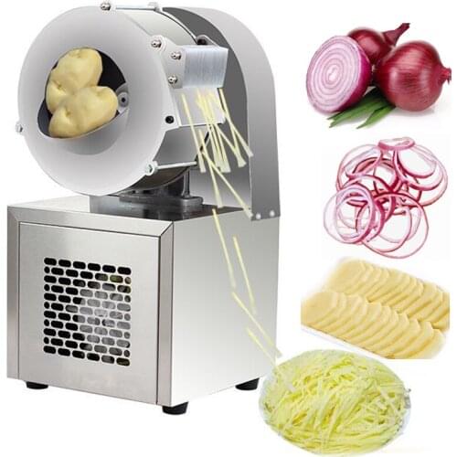 Commercial shredder vegetables Melons onion Slicing shredding machine multifunction Cutter Melons cut minced Potato Carrot slice