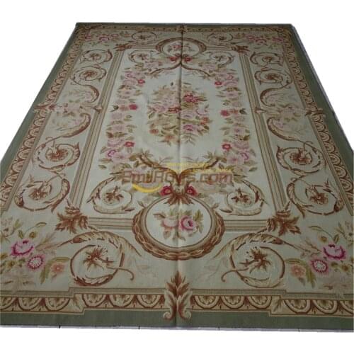Rugs And Carpets Rushed Styling Alfombra Pure Handmade Wool Carpet french black aubusson rugs for sale k7gc147aubyg30