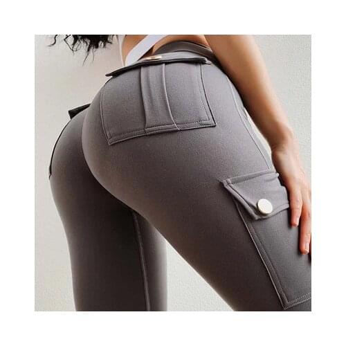 Pocket Fitness Leggings Womem Patchawork Push Up Leggings Sexy Leggins Mujer Gym Leggings Womens Clothing