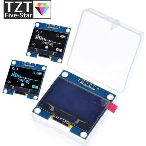 4PIN 1.3 OLED module white/blue color 128X64 1.3 inch OLED LCD LED Display Module 1.3" IIC I2C Communicate with Case for arduino