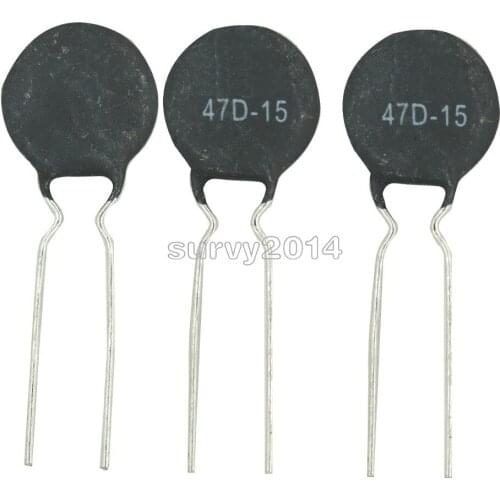 5PCS NEW X NTC Thermistor Resistor NTC 47D-15 Thermal Resistor New Original