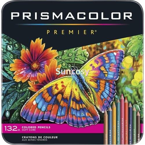 Original 132 150 Cores Prismacolor Premier Caixa Sanford Artist Painting Pencils Gift Box,Prismacolor Sanford 150 Pack,Soft Oily