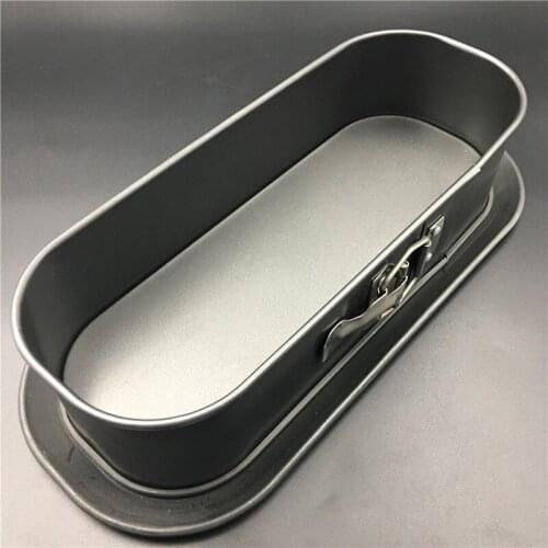 Oval bottom with a lock at the end of live cake mold Baking Dishes Pan special oven mold Cake Pan