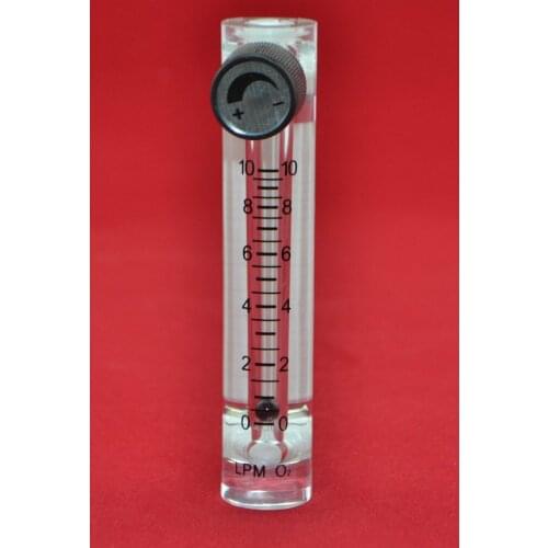 LZQ-4 1-10LPM plastic air flowmeter ( H=115mm Oxygen flow meter)with control valve for Oxygen conectrator ,it can adjust flow