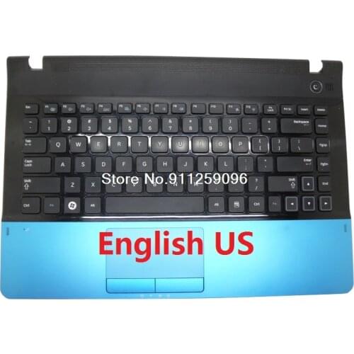 Laptop PalmRest&keyboard For Samsung NP300E4A 300E4A Belgium BE English US BA75-04405H Upper Case Touchpad New