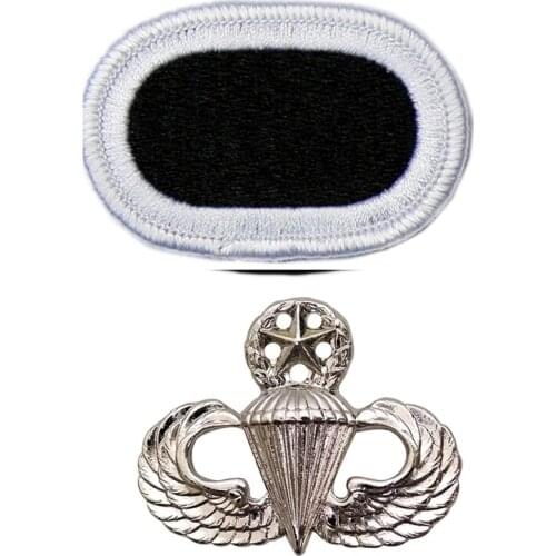 Us Military Master Parachutist Badge Us Jump Wings Basic+5th Special Forces Group Airborne SFGA para oval patch