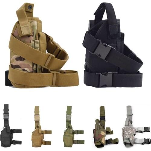 Tactical Thigh Bag Adjustable Strap Holster Combat Airsoft Military Accessories Universal Glock Gun Hunting Leg Pack Pistol Case