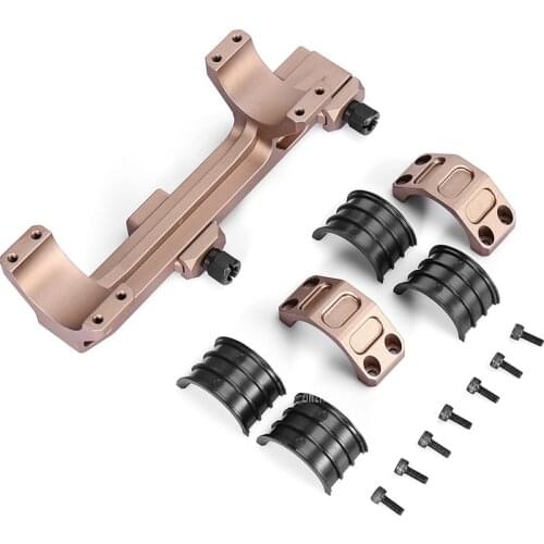 Tactical 25/30mm Universal Optic Scope Mount with Level Instrument For 20mm Picatinny Rail Scope Mounts Hunting Accessories