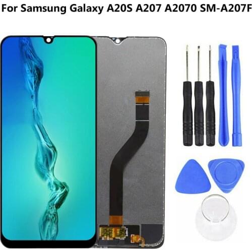 Replacement AMOLED Touch Screen Digitizer for Samsung Galaxy A20S A207 A2070