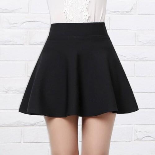 2017 Autumn and winter loose waist a word skirt female pompon pleated skirt