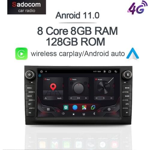 128GB 6GB Carplay 8" DSP 4G LTE Android 10.0 Car DVD player autoradio For AUDI A4 (2002-2007) SEAT EXEO (2009-2012) S4 RS4 8E
