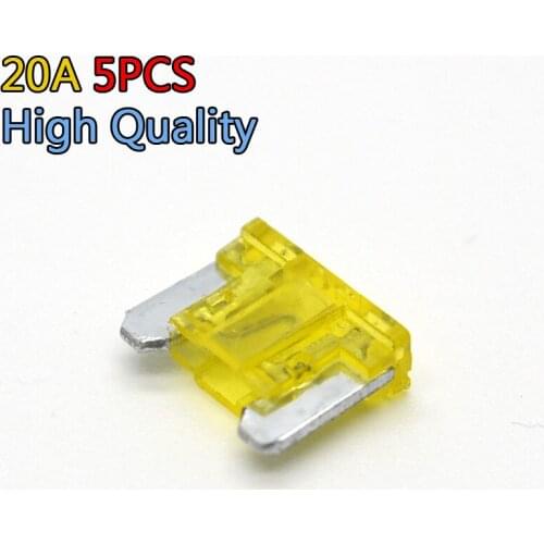 5Pcs 20A Auto Car Boat Assortment Vehicle Truck Motorcycle ATC Mini Blade Fuse