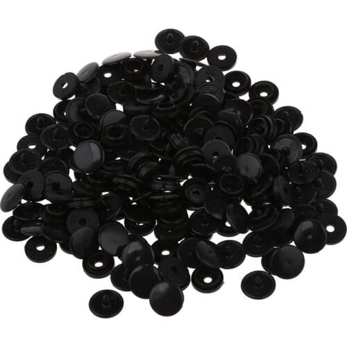 50 pcs T3 KAM SNAPS press studs Scrapbook Sewing buttons black CNIM Hot