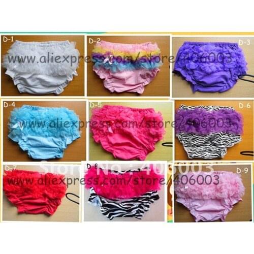Free shipping wholesale cheap baby bloomers ruffle cotton18pcs/lot
