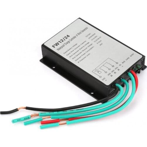 300W 600W PWM Wind Turbine Charger Controller Control Unit 12V 24V Voltage Regulator Stabilizer Windmill Generator Auto Brake