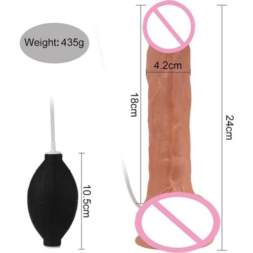 Big Squirting Dildo Realistic Ejaculating Dildos With Suction Cup Strapon Huge Penis Strap On Anal Sex Toys For Adults Woman Gay