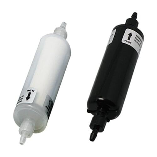 10PCS Ink Filter UV Black White 80mm Long 5u For Crystaljet GongZheng JHF Inkjet Printer Solvent Filter Good Quality