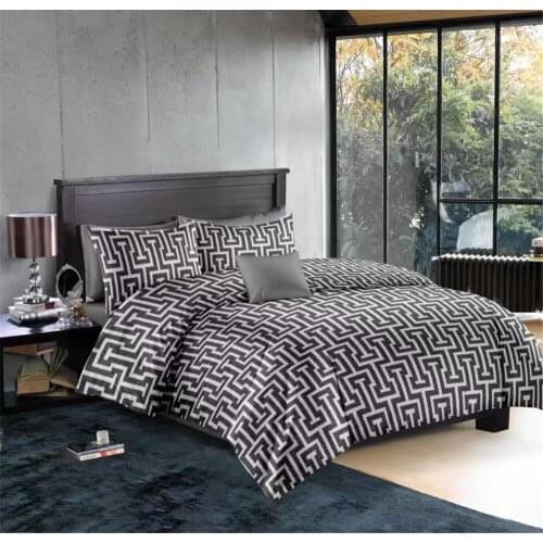 KOTUDENAVYGeometric Pattern Duvet Cover King Size Home Textile Bedding Set High Quality Queen Bed Comforter Set Bed Linen