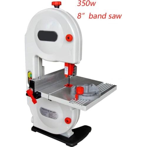 190mm Band Saw 8" Wood Saw 220-240v Woodworking Electric Saw 350W Wood Band Saw 80mm Cutting Hight