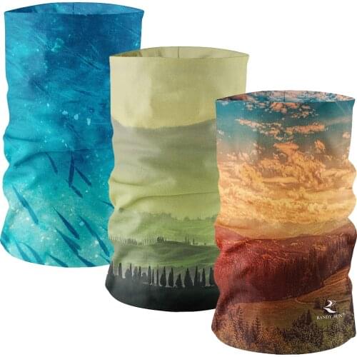 3Pcs Sports Clothing Cool Men Cycling Fishing Ski Motorcycle Riding Outdoors Neck Masks Bandanas Headwear Mask Scarf Headbands