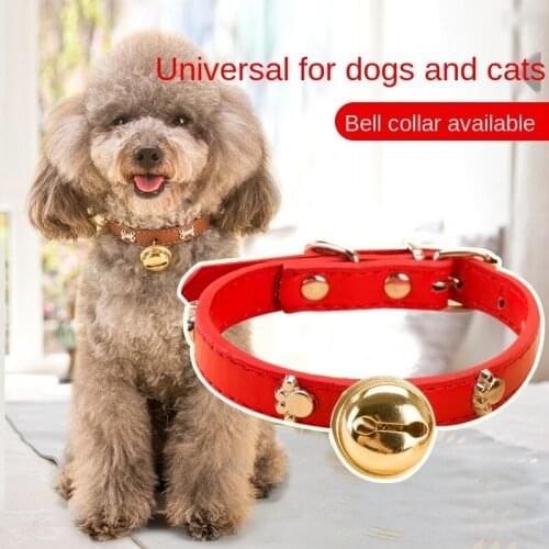 Pet Paw Bone Alloy Bell Collar Dog Collar Small Dog Teddy Cat Dog Supplies Cat Collar Dog Collar PersonalizedFashion Dog Collar