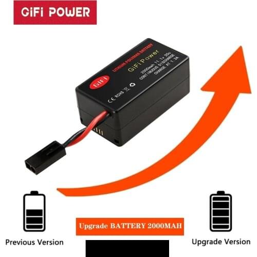 11.1V 2000mAh 20C Recyclable High Power LiPo Battery Designed for Parrot AR.Drone 2.0 Quadcopter Long Flight Time