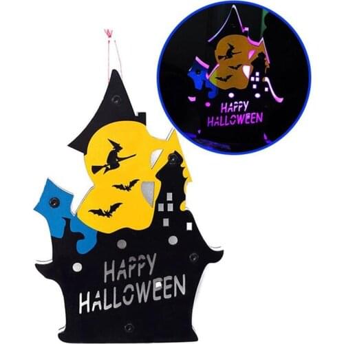 Halloween Hanging Light Horror Atmosphere Colorful Decoration Ghost Festival Night Lights for Indoor and Outdoor Party Decors