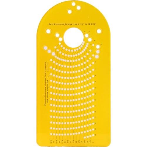 Router Circle Guide Circle Cutting Jig for Plunge Router 2-1/4 to 18-3/16 inch X7YF