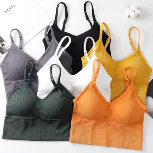 Breathable Sports Bra Anti-sweat Fitness Top Seamless Yoga Bra Shockproof Crop Top Women Push up Sport Bra Gym Workout Top