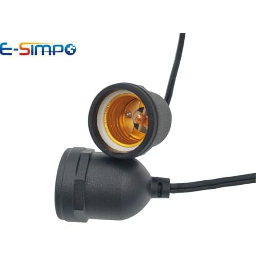 2pcs 12/20/50cm LED CFL Light String Flame Retard Durable Safe Non Electric Leakage Waterproof E26 E27 Lamp Bulb Holder Socket