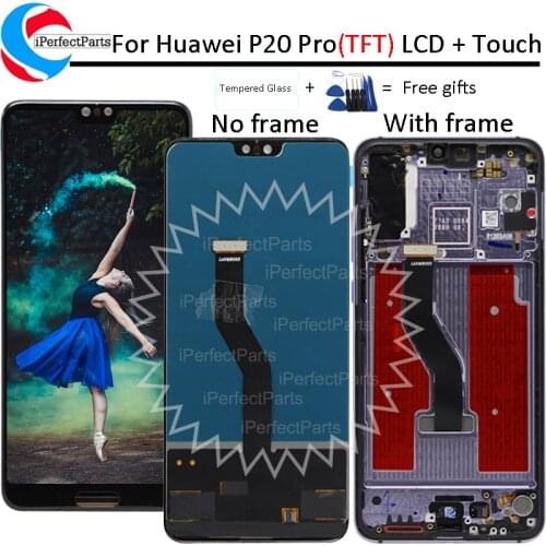 TFT 6.1'' For Huawei P20 Pro lcd Display with frame Touch Screen Digitizer Assembly Replacement For P20 pro LCD