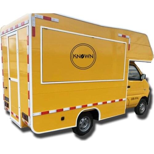 Solar energy food cart ice cream food truck mobile food trailer for fast food and snacks