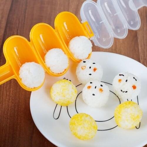 1PCS Creativity Rice Ball Molds DIY Handmade rice meat vegetables to make spherical mini rice balls Bento Kitchen Accessories