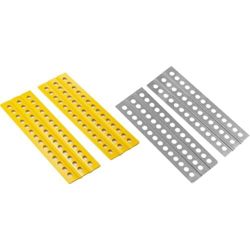 2pcs RC Car Decoration Metal Sand Ladder Recovery Board for 1/10 RC Crawler Axial SCX10 90046 D90 Parts