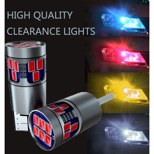 2PCS Super Bright LED T10 W5W Fog Lights Bulbs For Audi C6 A7 A8 R8 A1 A3 A4 A5 Q7 A6 C5 Clearance Lamp Parking Light ice blue