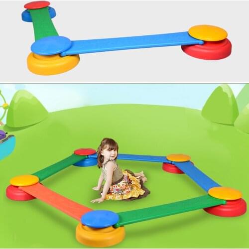 Kindergarten balance beam single-plank bridge feeling system training equipment Kindergarten sports supplies kindergarten outdoo