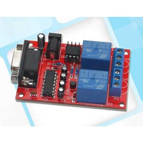 Free Shipping! 1pc SR-104 serial control 2-channel relay module SENSOR