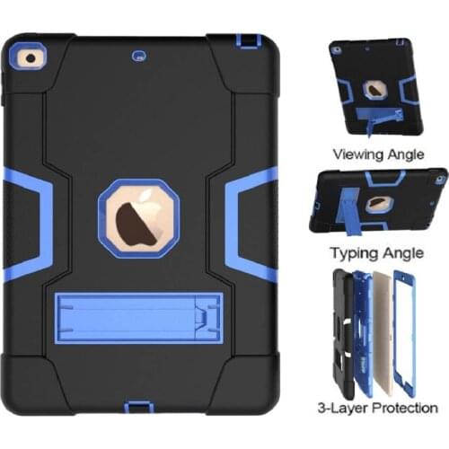 Heavy Duty Coque For iPad 7 iPad 10.2 2019 Case A2200 A2198 PVC + Silicon Stand Protective Cover For iPad 10.2 2019 7th Case