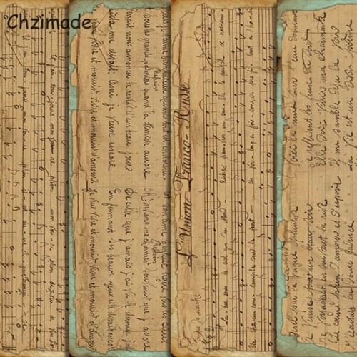 Chzimade Vintage Junk Journal Flower Leaves Printed Paper Sticker DIY Scrapbooking Album Diary Happy Planner Decoration