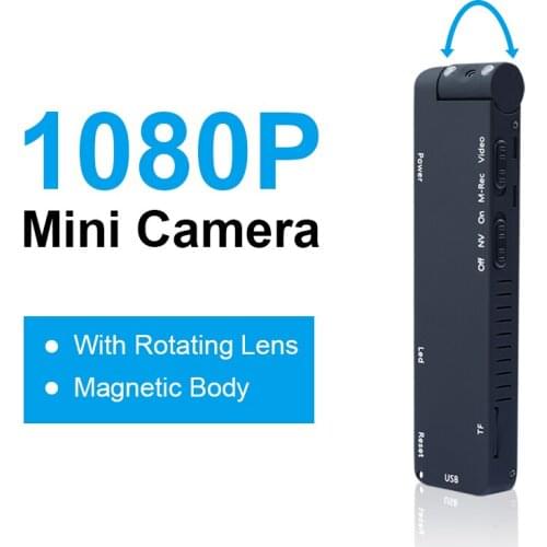 1080P Mini HD Digital Camera Micro Magnetic Camera Body Camera Instant Motion Detection Loop Recording Camcorder