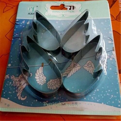 DIY wing stainless steel mold fondant baking tools Cookie Tools cake decoration tools Valentines Day Easter