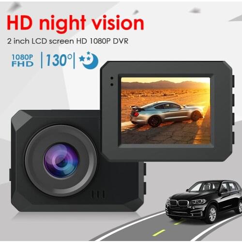 Full HD 1080P Car DVR 2.0 inch IPS LCD Screen 130 Wide Angle Lens G-sensor Motion Detection Dashcam Video Recorder