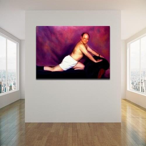 Canvas Painting GEORGE COSTANZA SEINFELD Posters and Prints Wall Art Picture for Living Room Decor No Frame