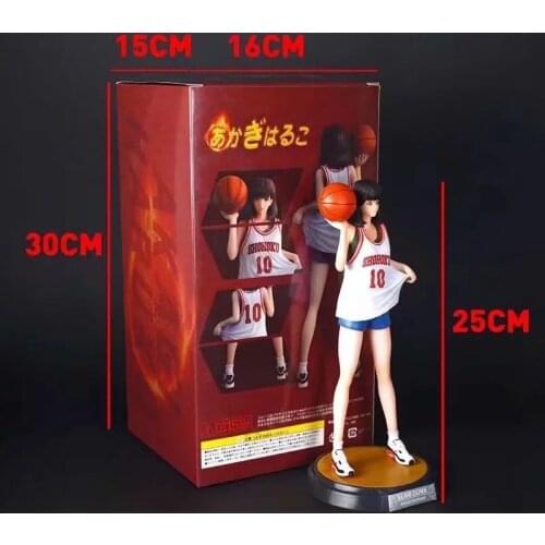 Slam Dunk Akagi Haruko PVC Figure Collectible Model Toy