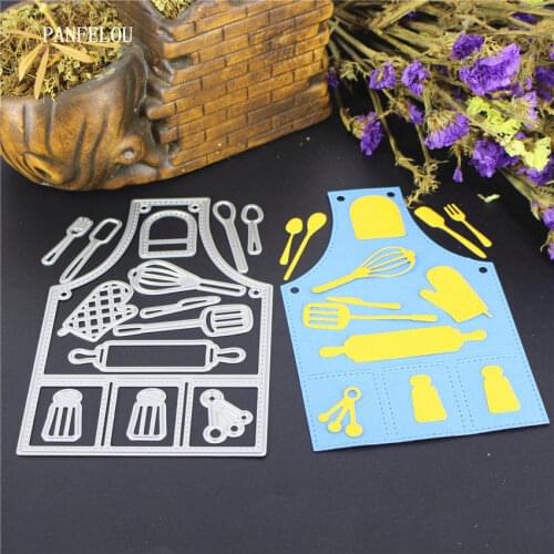 PANFELOU Metal craft Kitchen tools paper die cutting dies for Scrapbooking/DIY Hand Easter wedding New Year cards