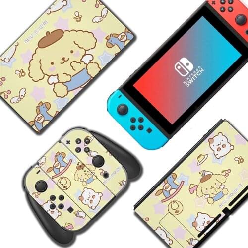 Cartoon Cute Case Sticker For Nintendo Switch Game Protective Sticker For Nintendos Switch Housing Shell Cover Skin Accessories