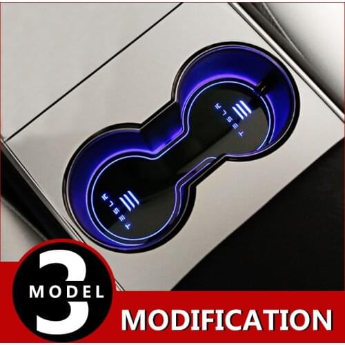 Modification Suitable for Tesla Model 3 LED Water coaster atmosphere light induction lamp interior upgrade